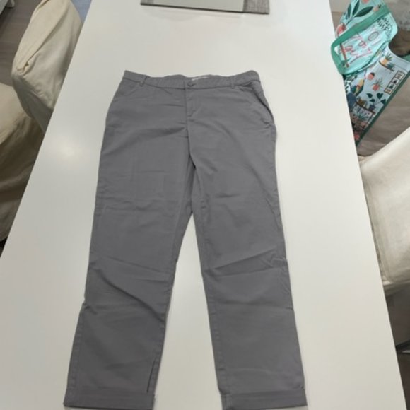 SMART SET Light Gray Cotton Pants Mid-Rise ~ Size 12 with tags - Picture 5 of 15